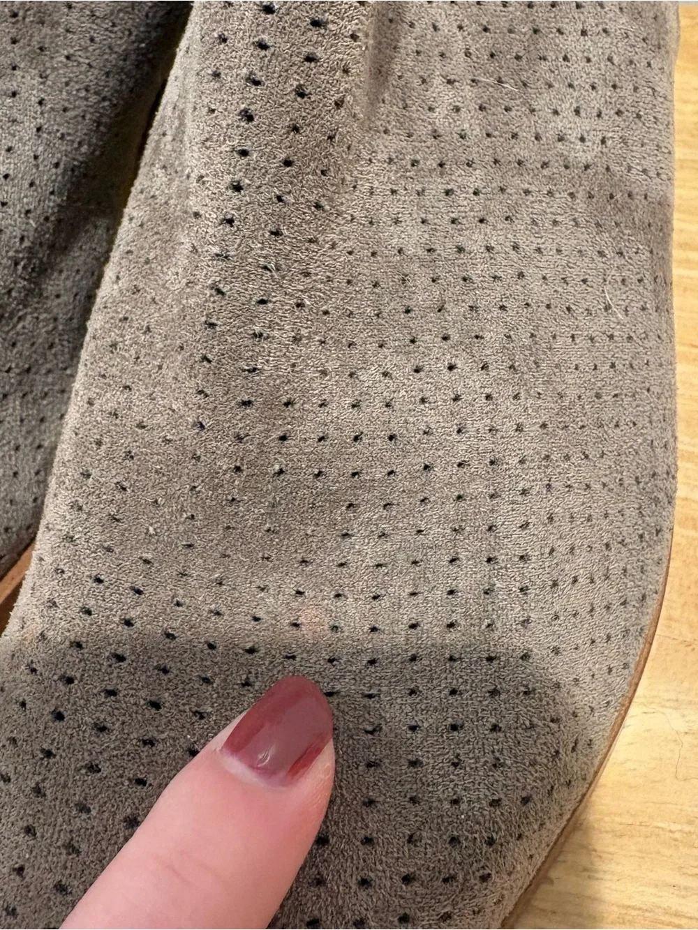 J. Crew Perforated Microsuede Boots size 10‎